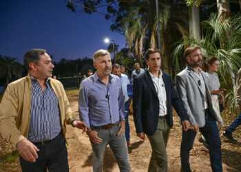 Frigerio inauguró la puesta en valor del Camping Las Palmeras del perilago