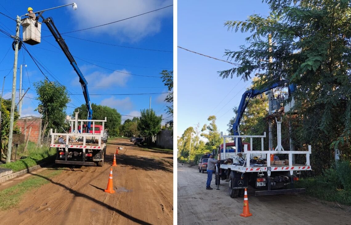 La Municipalidad instaló nuevos puntos de videovigilancia y refuerza el alumbrado público