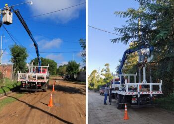 La Municipalidad instaló nuevos puntos de videovigilancia y refuerza el alumbrado público