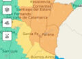 Rige una alerta naranja en Entre Ríos por fuertes tormentas