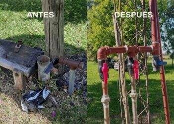 Se concretó la mejora del sistema de agua potable en una escuela del departamento Feliciano