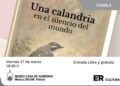 Presentan el libro Una calandria en el silencio del mundo