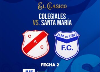 Jueves de clásico entre Colegiales y Santa María de Oro