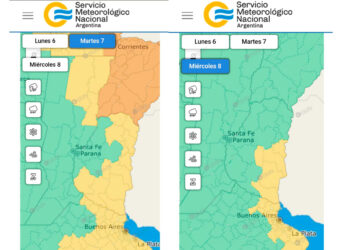 Defensa Civil emitió una alerta por lluvias y vientos intensos en gran parte del territorio provincial