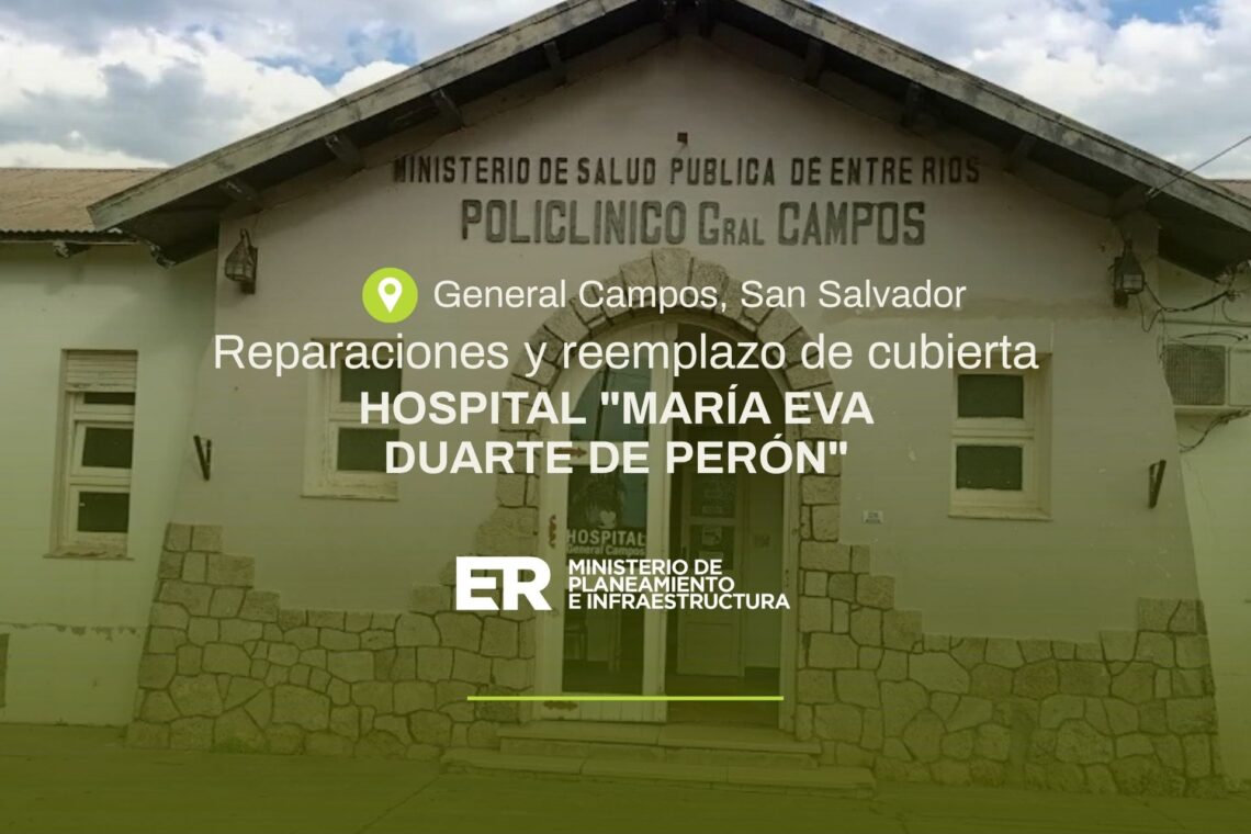 La provincia licita obras de infraestructura para el hospital de General Campos