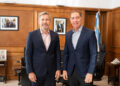 Frigerio se reunió con Santilli en Casa Rosada