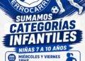 Ferro incorpora nuevas categorías infantiles femeninas