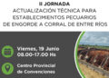Convocan a una jornada de actualización técnica para establecimientos de engorde a corral en Paraná