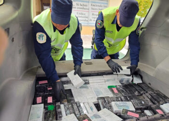 Secuestran 290 celulares de contrabando en el Puesto de Control Vial de Paso Cerrito