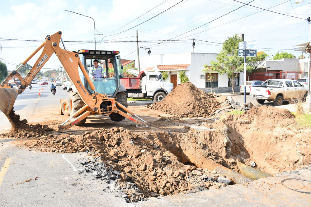 EDOS finalizó con los trabajos de mantenimiento de la red de agua potable