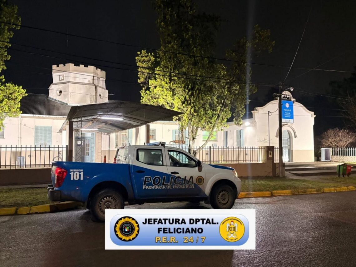 Un hombre que cazaba en Feliciano resultó herido por un disparo de arma de fuego