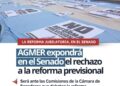 AGMER expondrá este miércoles en Senadores sus argumentos de rechazo a la reforma previsional