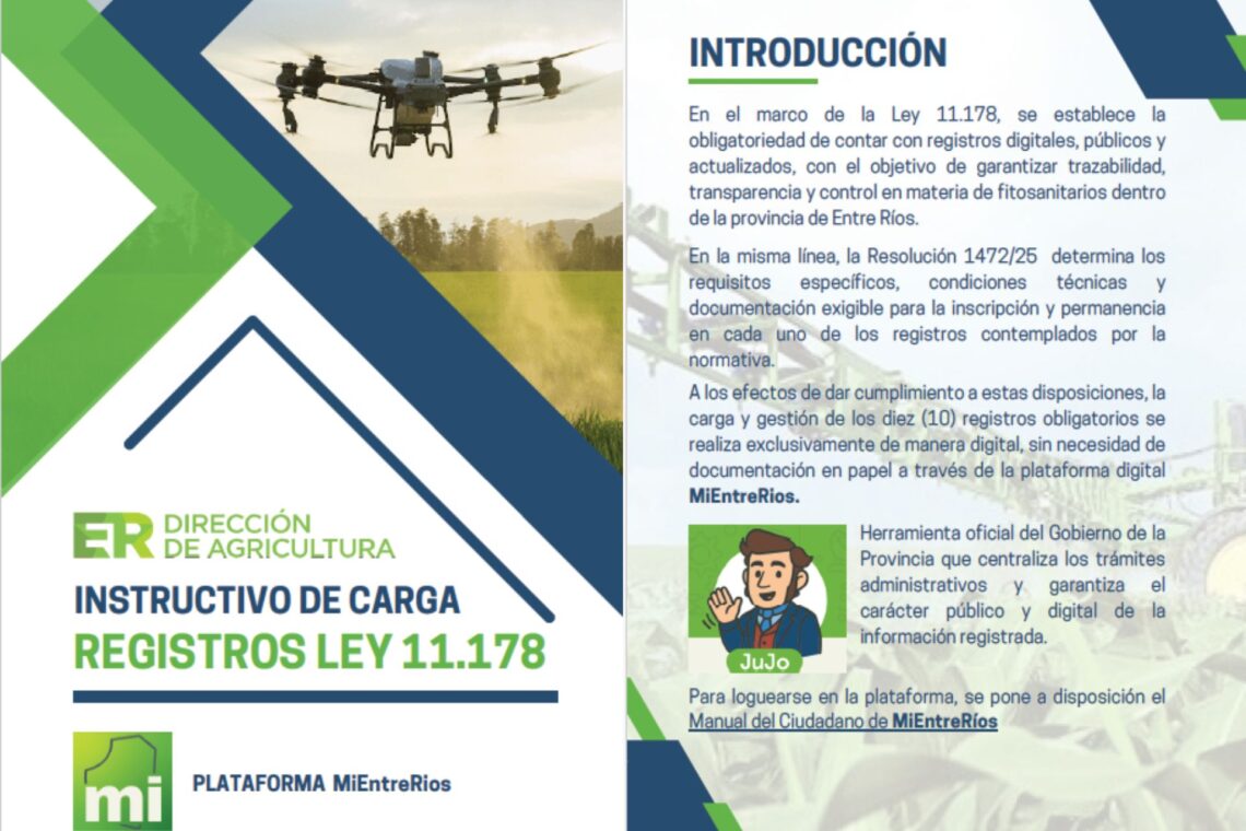 Están disponibles para consulta los registros públicos de personas habilitadas para el uso y manejo de fitosanitarios