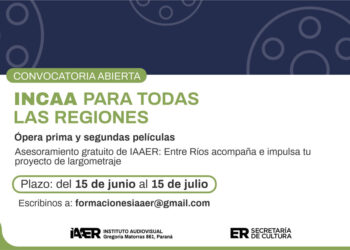 El Iaaer brindará asesoramiento gratuito a realizadores audiovisuales de la provincia que participen de una convocatoria del Incaa