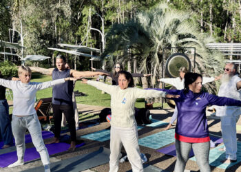La iniciativa de CODESAL por el Día Internacional del Yoga en Termas del Ayuí
