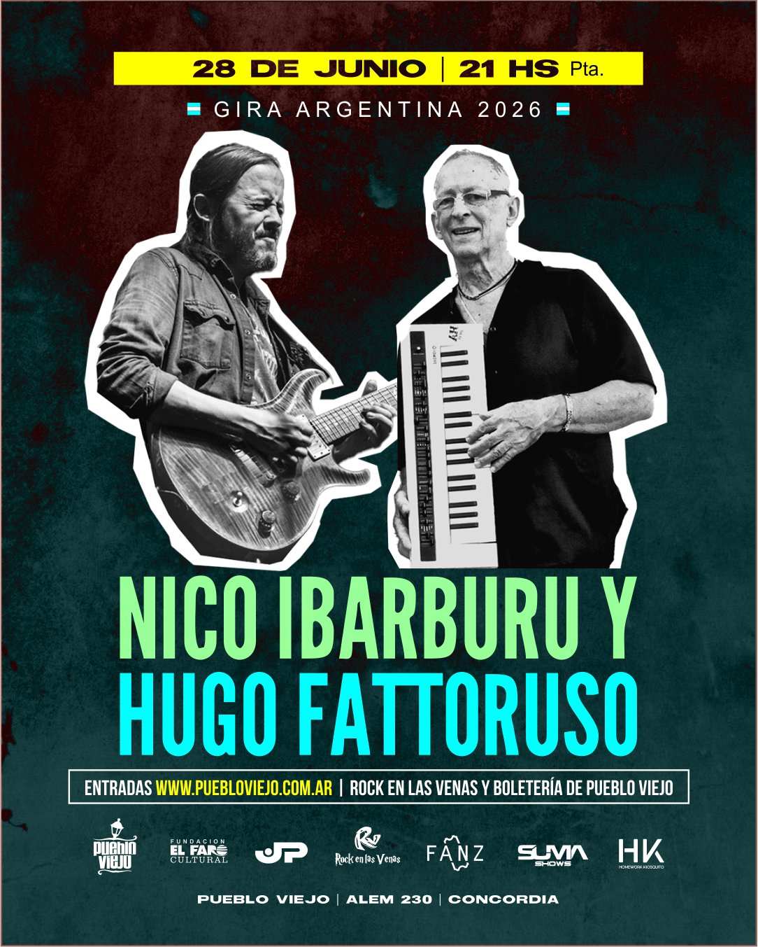 Nicolas Ibarburu y Hugo Fattoruso
