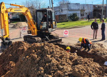 Comenzaron los trabajos de repavimentación de calle Ricardo Rojas