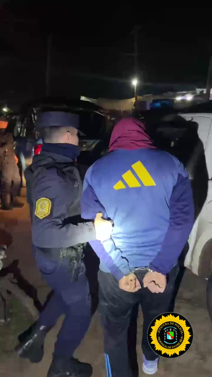 Dos detenidos y más de 40 dosis de cocaína secuestradas tras allanamientos en Concordia