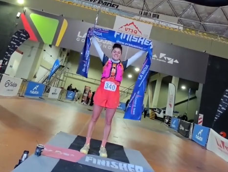 Agustina Balbuena conquistó la montaña riojana
