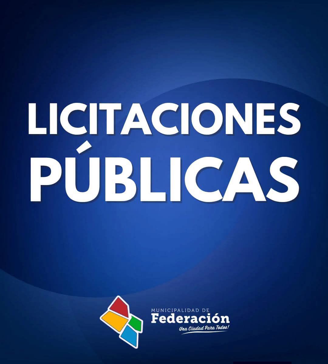 El Municipio de Federación llama a Licitación Pública para la venta de Lotes ubicados en la manzana 736