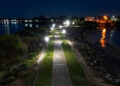 Federación con renovación de iluminación del Paseo de la Virgen Stella Maris y un sector de playa Baly