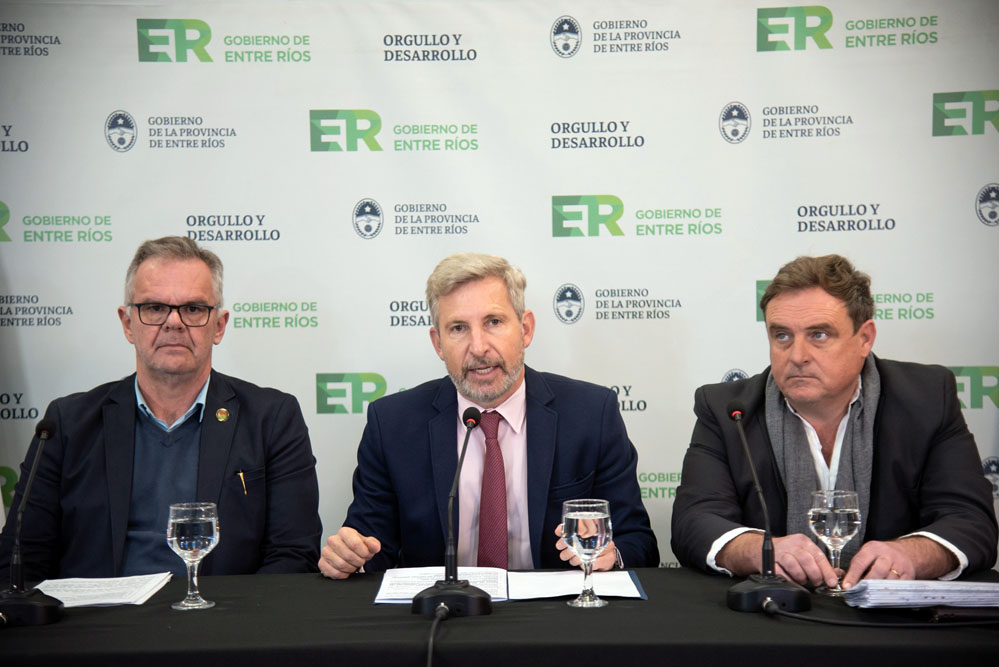 Frigerio anunció el plan de infraestructura vial más importante de los últimos años