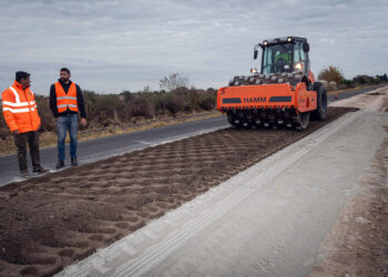 La rehabilitación de la ruta provincial 10 alcanza un 84 por ciento