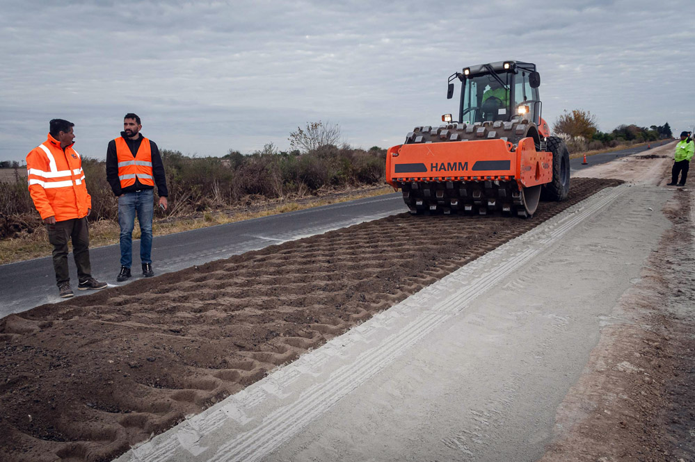 La rehabilitación de la ruta provincial 10 alcanza un 84 por ciento