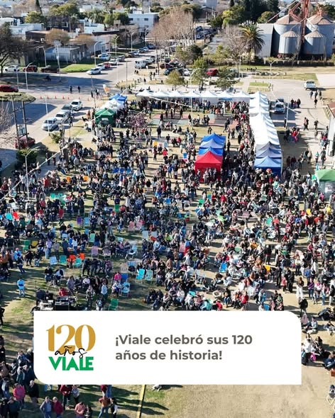 Viale celebró sus 120 años con una gran fiesta popular