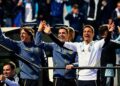 Una multitud recibió a la Selección Argentina en Ezeiza tras la final del Mundial