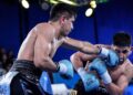 Rodrigo Coria se consagró nuevo campeón argentino superwélter tras vencer a Gerardo Vergara en la FAB
