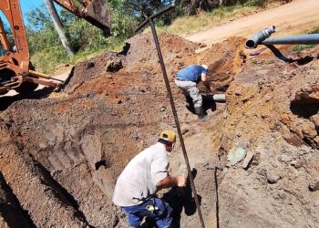 Obras Sanitarias finalizó la reparación del Acueducto Roca y el servicio de agua se normalizará en las próximas horas