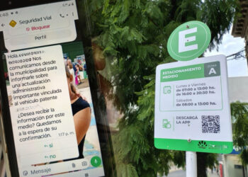 La Municipalidad advierte que no está solicitando información relacionada al estacionamiento medido