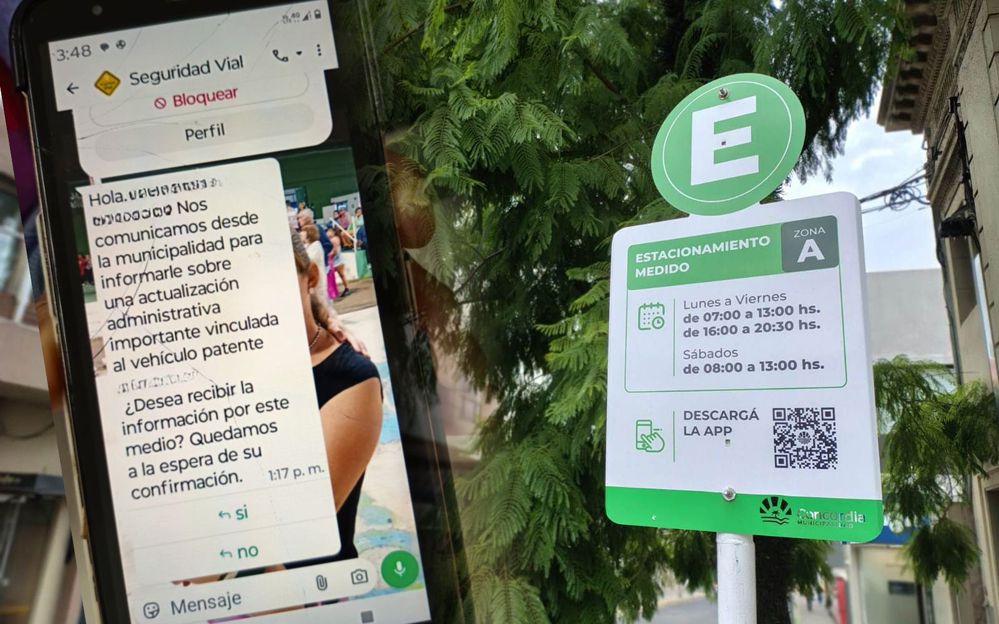 La Municipalidad advierte que no está solicitando información relacionada al estacionamiento medido