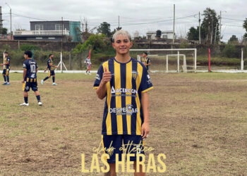 Benjamín López hizo historia y se convirtió en el primer jugador formado en las inferiores del Club Atlético Las Heras en debutar en primera