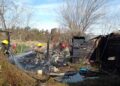 Un voraz incendio destruyó una casilla y afectó a otra en el asentamiento de La Bianca