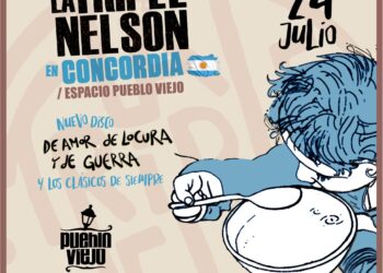 La Triple Nelson llega por primera vez a Concordia para presentar su nuevo disco