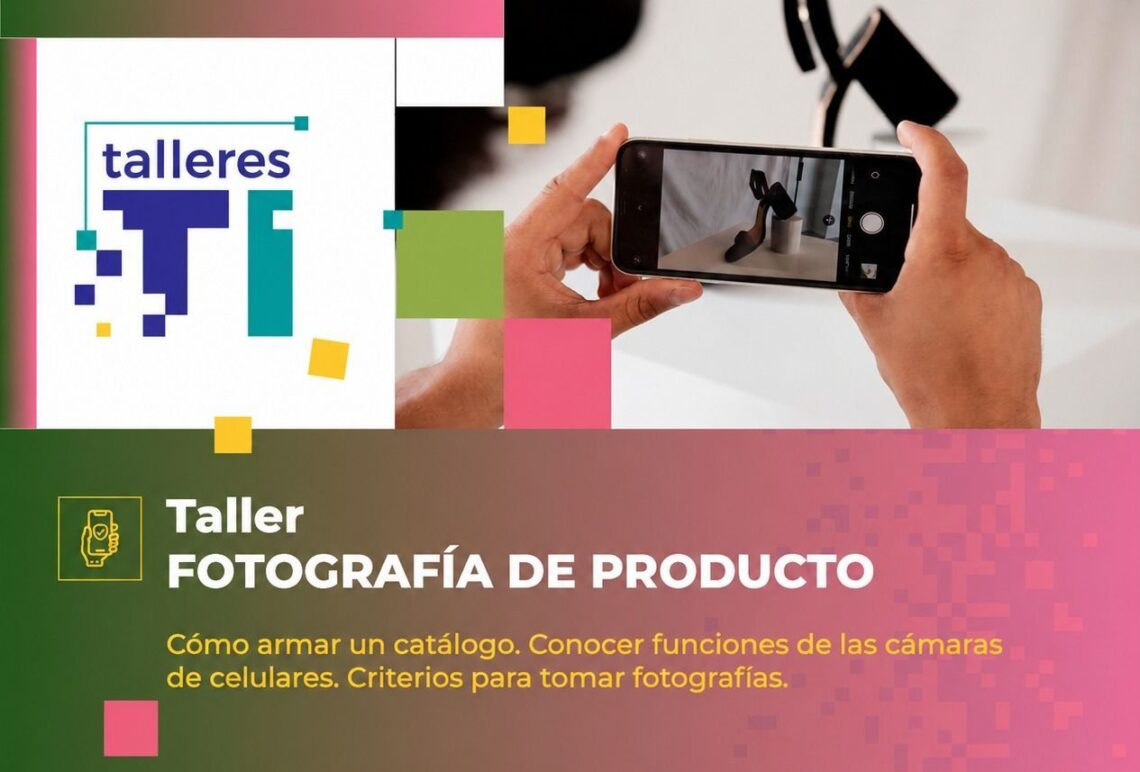 Nueva formación para emprendedores locales: fotografía de producto