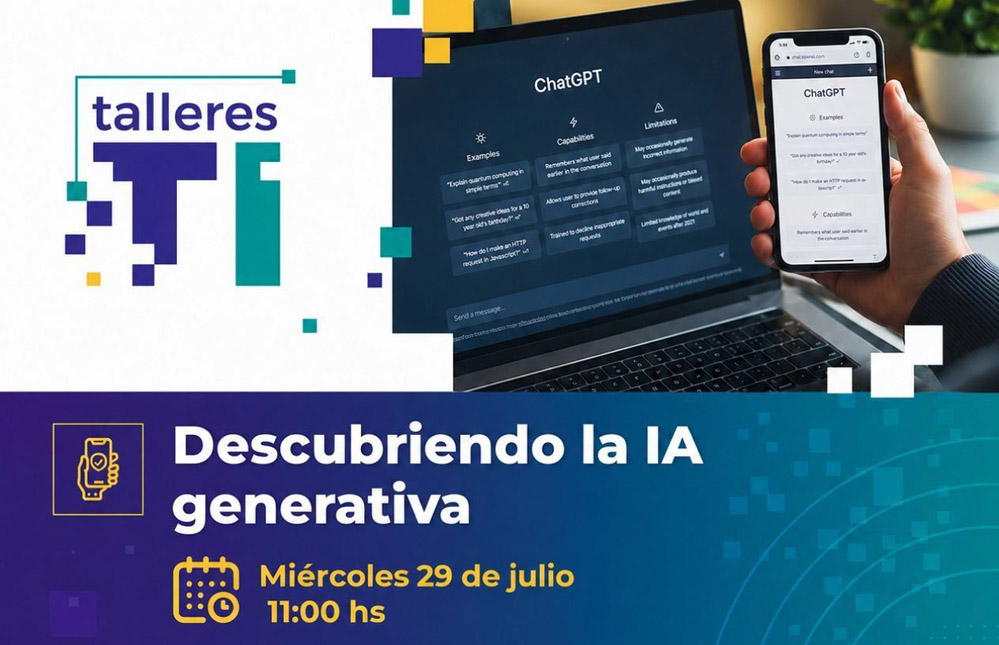 Nueva capacitación no arancelada: descubriendo el potencial de la IA Generativa.