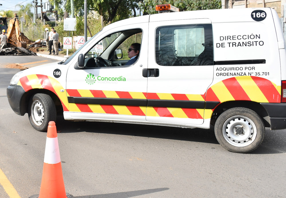 Tránsito interrumpido por obras en la zona de calle San Juan