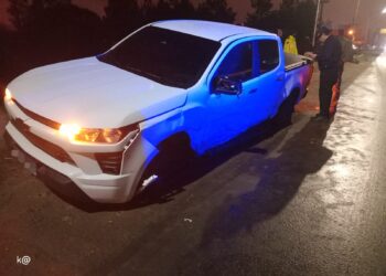 Siniestro vial en la Ruta 22: Un choque entre una camioneta y un auto a la altura de Martillo Viejo no dejó heridos