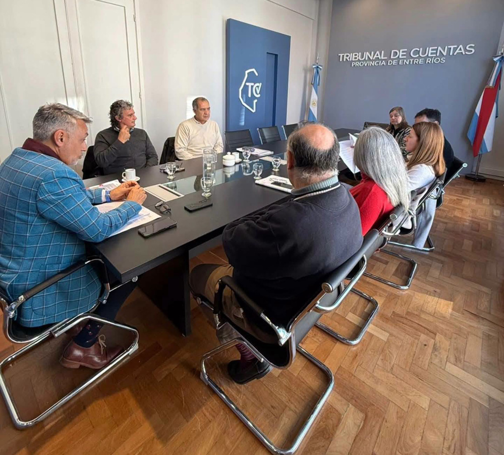 El Intendente Bravo se reunió con el Presidente del Tribunal de Cuentas de la Provincia Diego Lara