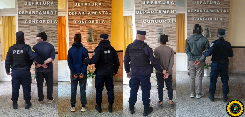 La Policía de Concordia realizó casi 220 detenciones por pedidos de captura en lo que va del año