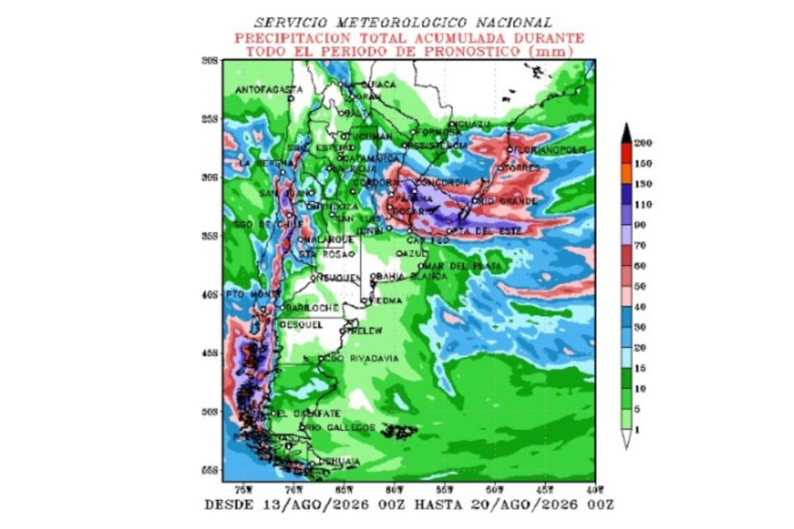 Alerta por fuertes tormentas y crecidas históricas
