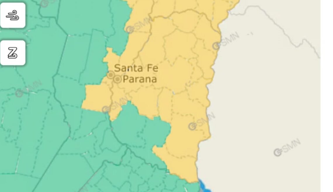Continúa el alerta por lluvias y eventual caída de granizo este lunes