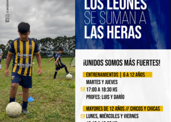 La Escuelita de Fútbol Los Leones se incorpora al proyecto del Club Atlético Las Heras