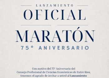 Se presenta la “Maratón 75 Aniversario” del Consejo Profesional de Ciencias Económicas de Entre Ríos