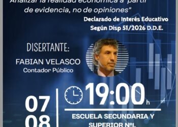 El Instituto Técnico Superior de Concordia invita al conversatorio «Economía: Datos – Relatos»