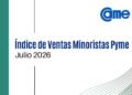 Las ventas minoristas pyme bajaron 3,8% interanual en julio