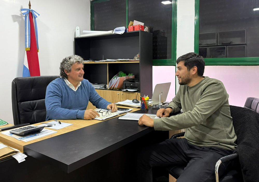 El Intendente Bravo se reunió con el dirigente de Santa Ana Federico Zapata y analizaron los desafíos de las ciudades del interior entrerriano